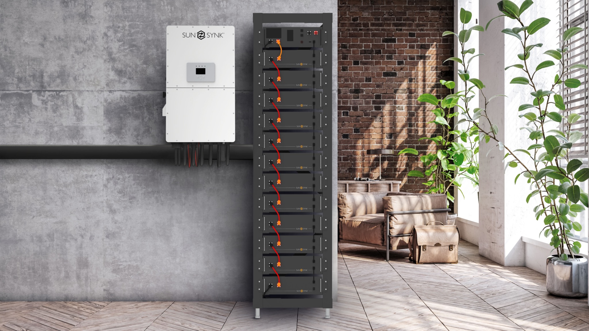 Sunsynk driefase hybride omvormer